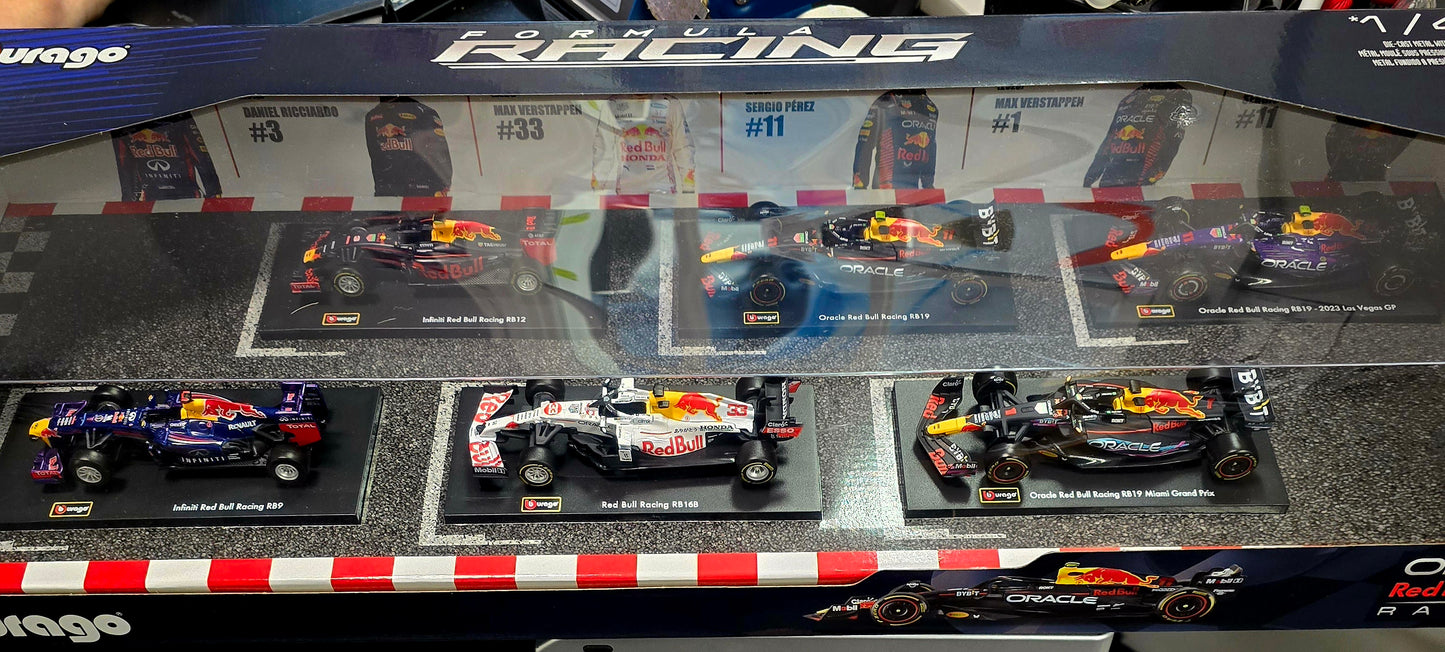 Burago: Formula 1 Red Bull - Exclusive 1:43 Die Cast 6 Pack Set [Model Set] NEW