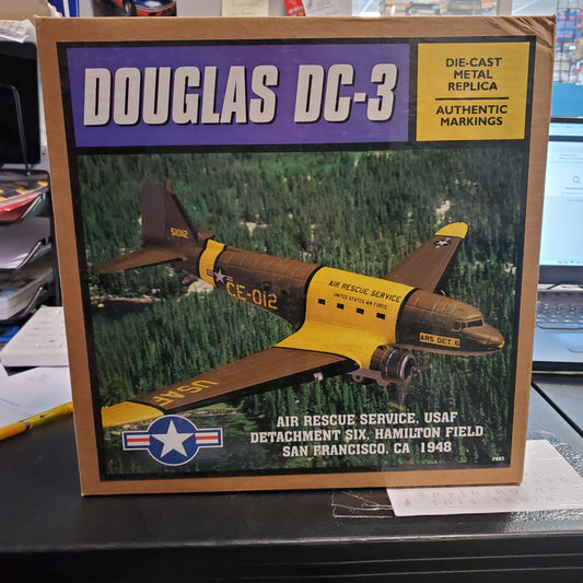 Douglas DC-3 Air Service Rescue USAF F493 Ertl Die-Cast Metal Replica 1995