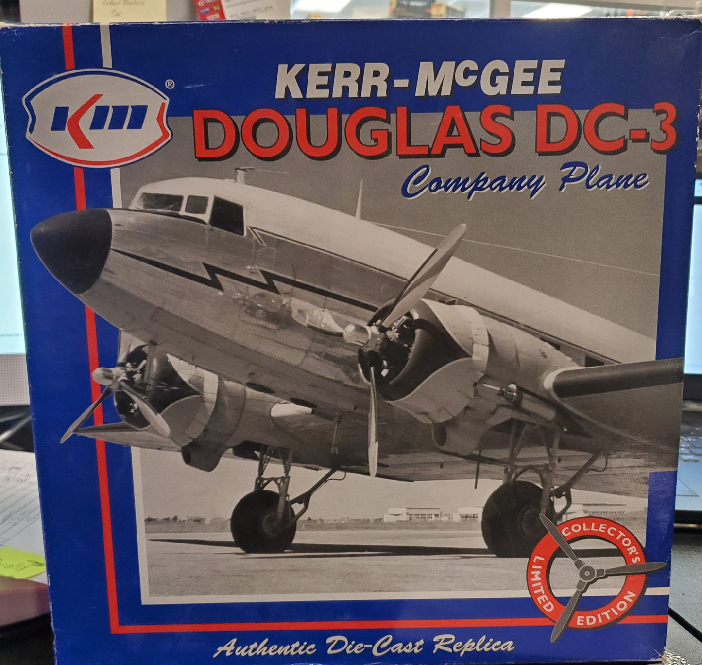 Ertl Collectible Kerr-McGee Douglas DC-3 Company Plane Limited Edition