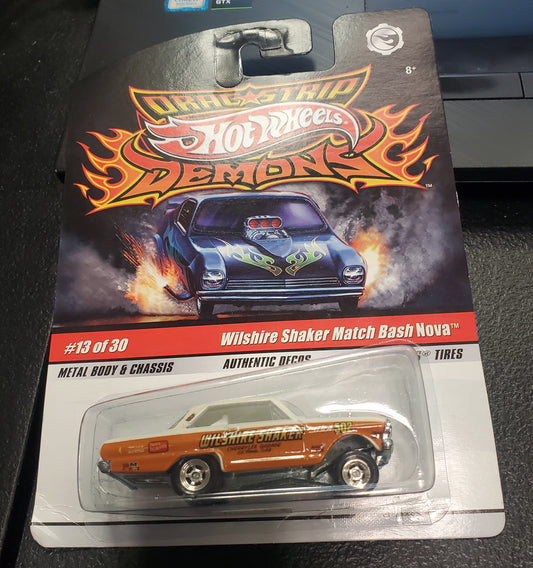 Hot Wheels Dragstrip Demons Wilshire Shaker Match Bash Nova #13 of 30