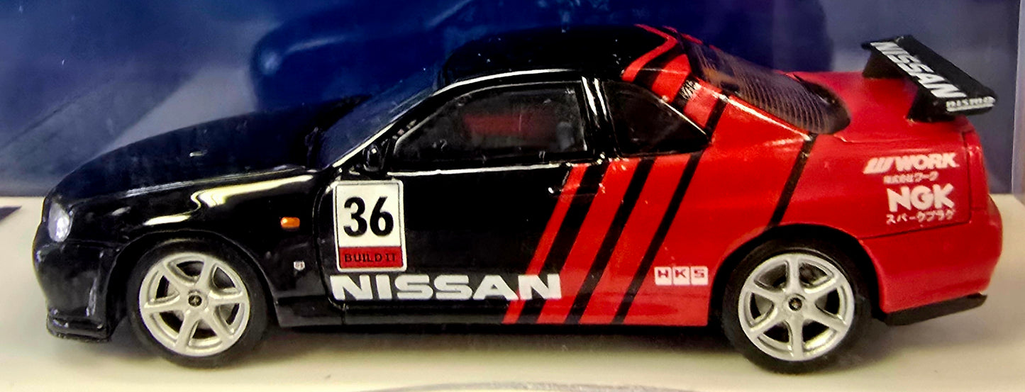 Street Hunters Nissan Skyline GTR (BNR34) (Advan) International Diecast