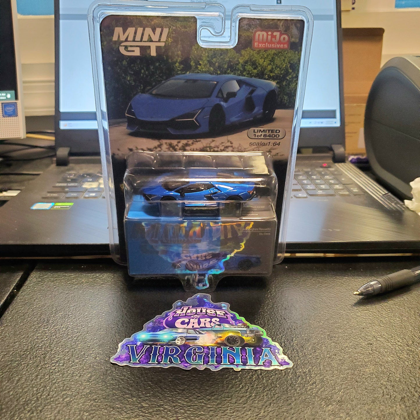 MiniGT Lamborghini Revuelto Blu Eleos