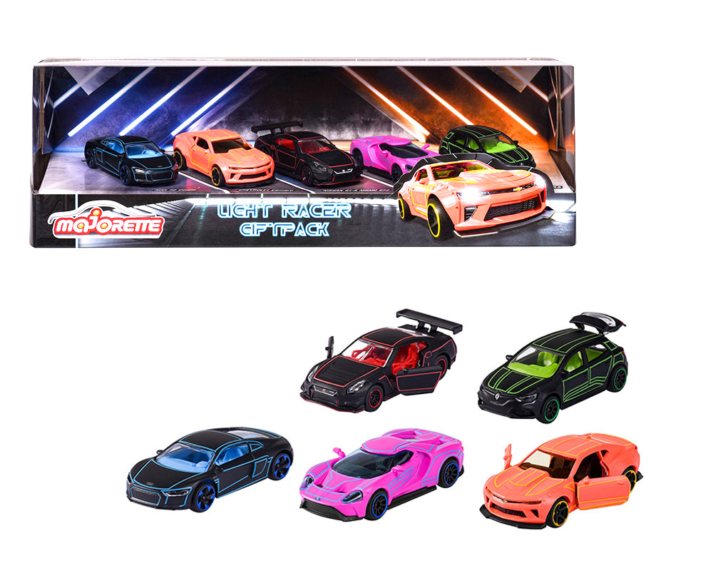 Majorette 1:64 5-Car Set Gift Pack Light Racer Edition 2023