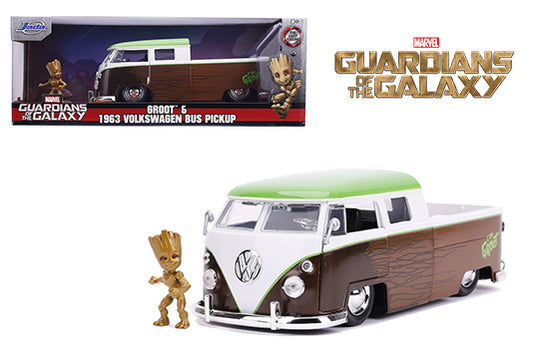 Jada 1:24 Guardianes de la Galaxia Groot y camioneta Volkswagen 1963 – Marvel Avenger