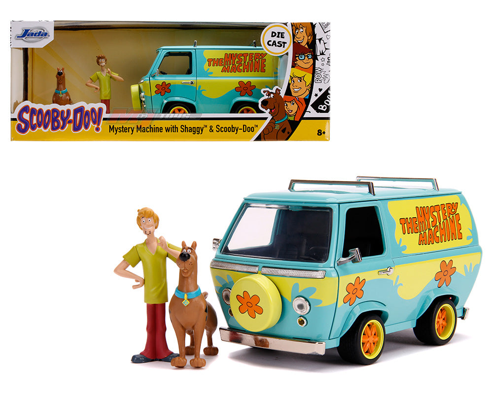 Jada 1:24 Máquina misteriosa con Shaggy y Scooby-Doo – ¡Scooby-Doo! – Paseos en Hollywood 