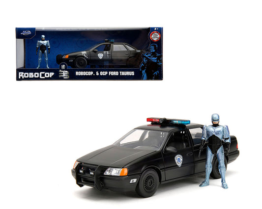 Jada 1:24 RoboCop & OCP Ford Taurus Detroit Police (Matte Black) – RoboCop 35th Anniversary