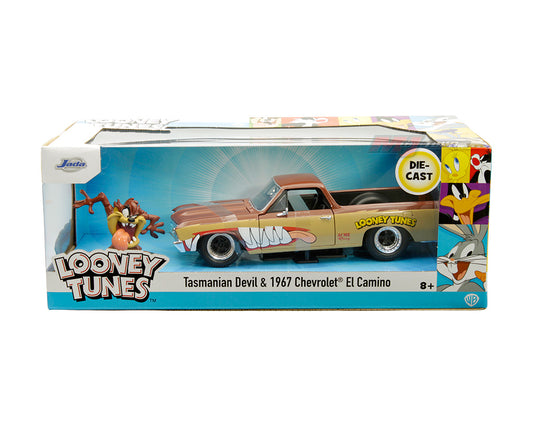 Jada 1:24 Looney Tunes Demonio de Tasmania y Chevrolet El Camino 1967 – Hollywood Rides