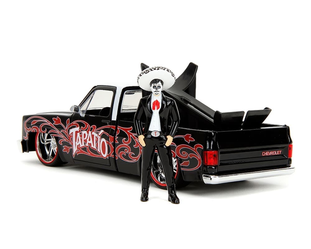 Jada 1:24 Tapatio Day of the Dead (Dia de los Muertos) 1985 Chevrolet C10 & Charro Man Figure – Hollywood Rides