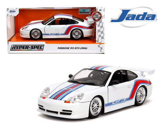 Jada 1:24 Porsche 911 (996) GT3 RS – White – Hyper-Spec