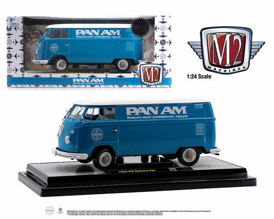 M2 Machines 1:24 Auto-Machines 1960 Volkswagen Delivery Van Pan Am