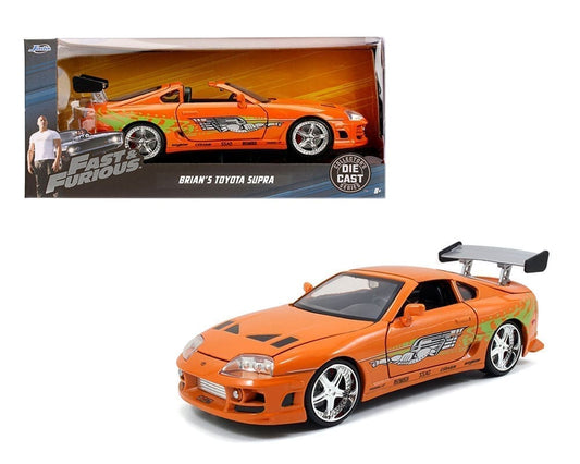 Jada 1:24 Brian’s 1995 Toyota Supra (Orange) – Fast & Furious