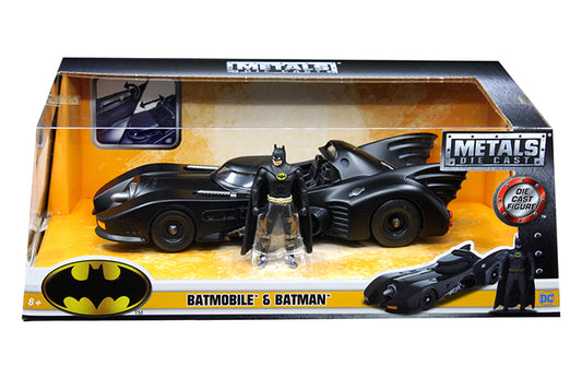Jada 1:24 1989 Batmobile with Batman Figure – Hollywood Rides
