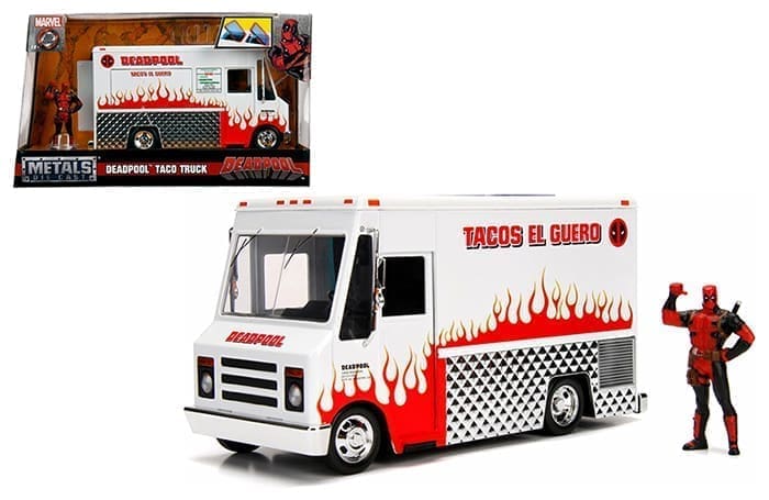 Jada 1:24 Taco Truck with Deadpool Figure – Hollywood Rides