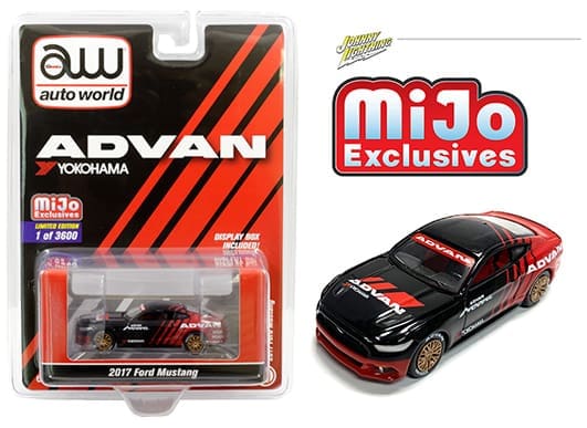 Auto World 1:64 MiJo Exclusives – Advan Yokohama 2017 Ford Mustang