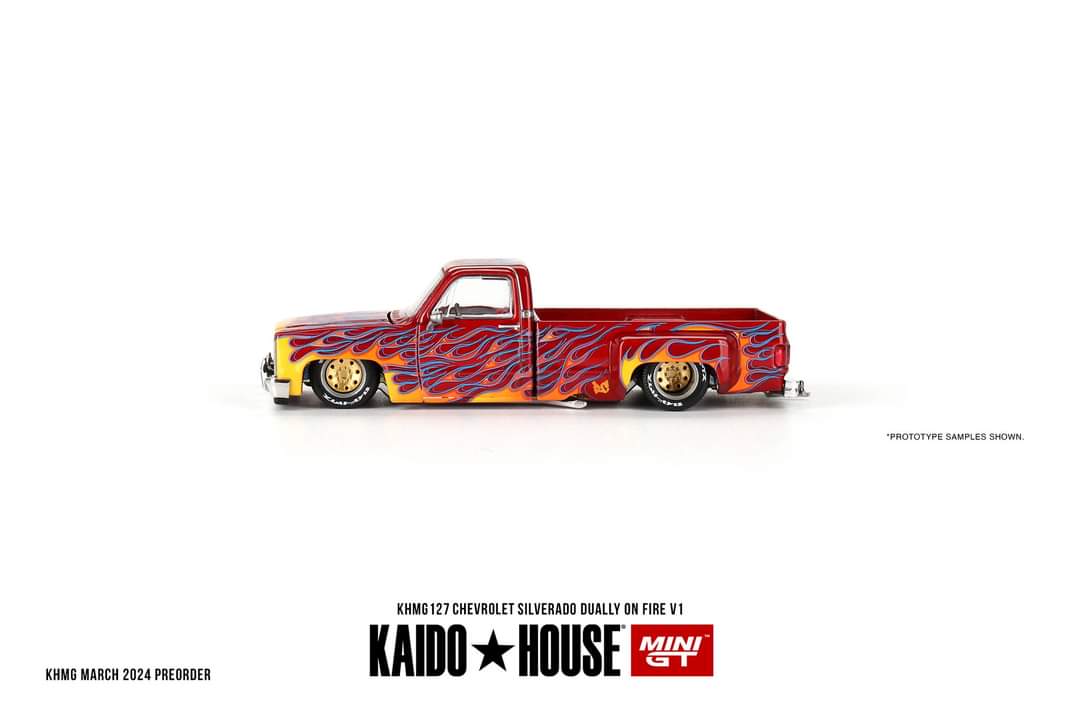 Pre order Kaido House Dually Fire Silverado V1