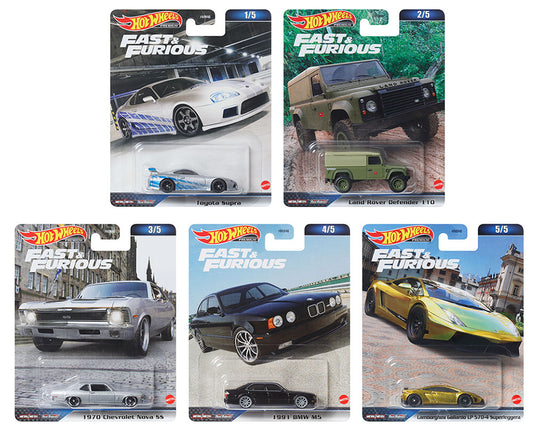 Hot Wheels 1:64 Fast &amp; Furious Premium 2023 D Surtido