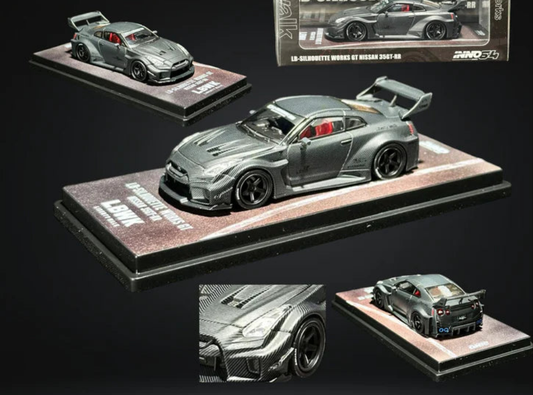 Inno64 Nissan Skyline 35GT-RR LBWK Full Carbon Black 1:64 IN64-LBWKR35-FC