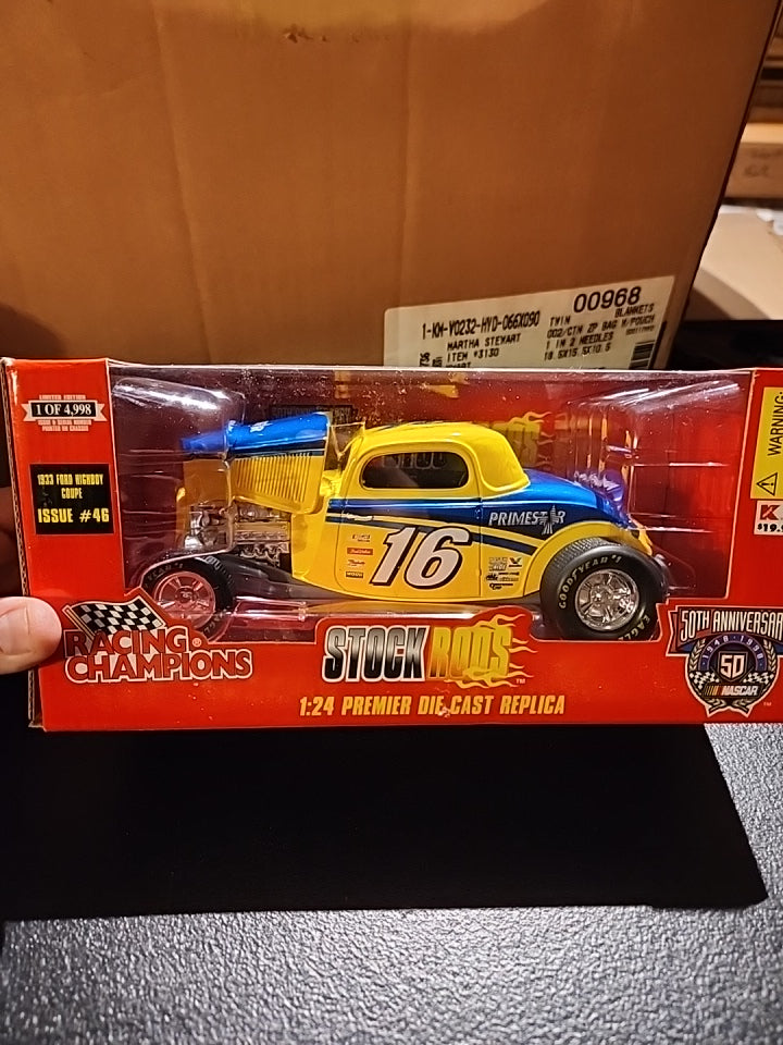 Racing Champions Stock Rods Ted Musgrave 1933 Ford Highboy Coupe  1:24 NIB