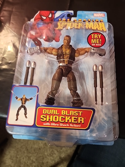 2005 ToyBiz The Amazing Spider-Man - SHOCKER with Vibro Shock Action MIB