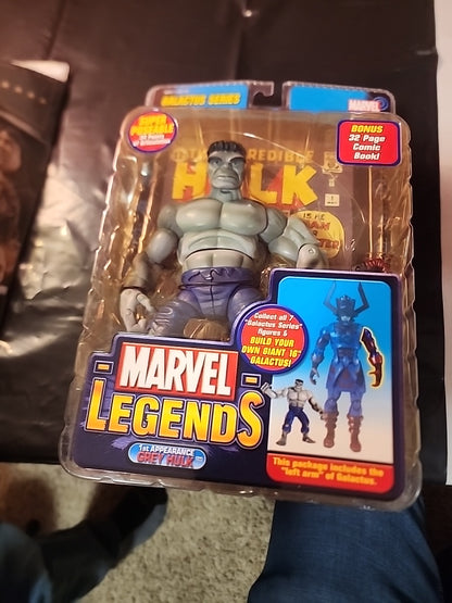Marvel Legends Galactus Series Grey Hulk Action Figure ToyBiz Sealed New 2005