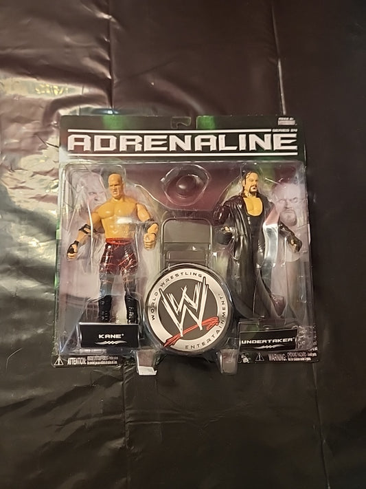 WWE Adrenaline Series 24 Paquete de 2 Kane y Undertaker Jakks Pacific 2007