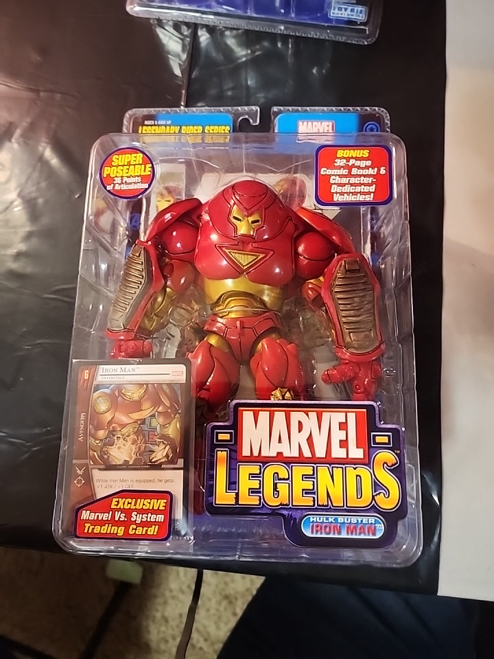 Marvel Legends Hulk Buster IRON MAN Legendary Rider Series Toybiz 2005