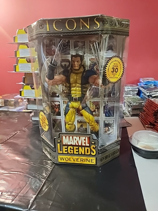 Marvel Legends Icons Series Figura de acción Wolverine desenmascarado 2006 12 pulgadas de alto