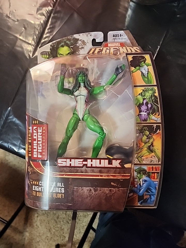 Marvel Legends SHE HULK Figura de acción The Blob BAF X-Men Nuevo