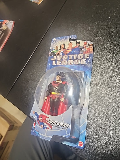 Mattel Justice League Black Suit Superman Action Figure