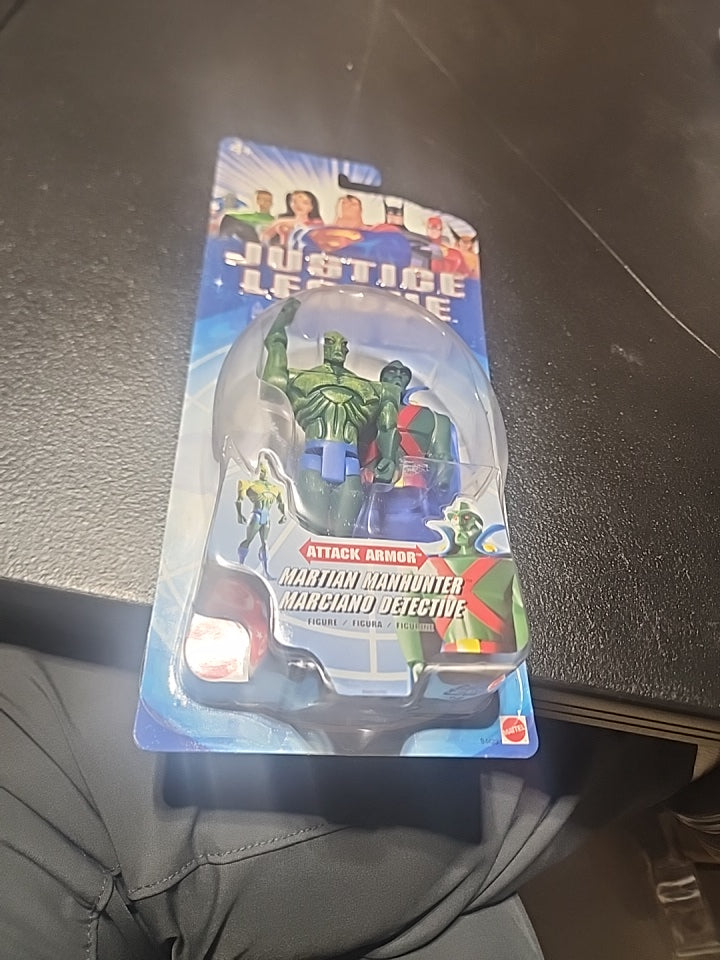 Liga de la Justicia Ataque Armadura Martian Manhunter Marciano Detective Figura NIP