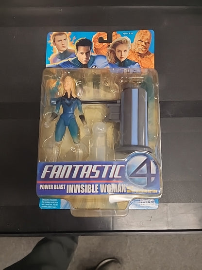 NEW Marvel Fantastic Four 4 Power Blast Invisible Woman Water-Blasting 2005