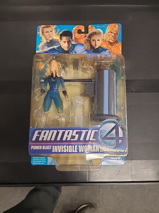 NUEVO Marvel Los Cuatro Fantásticos 4 Power Blast Mujer Invisible Chorro de agua 2005