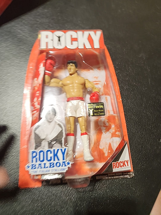 ¡Figura Jakks Pacific MIP Rocky Balboa de Rocky! Stallone
