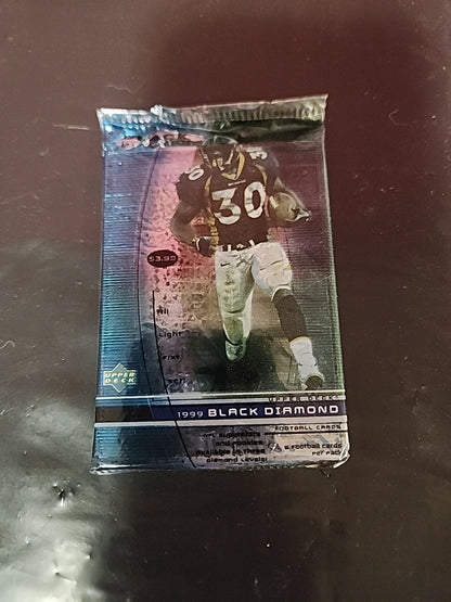 1999 UD Black Diamond NFL Packs--Factory Sealed Lot of 2