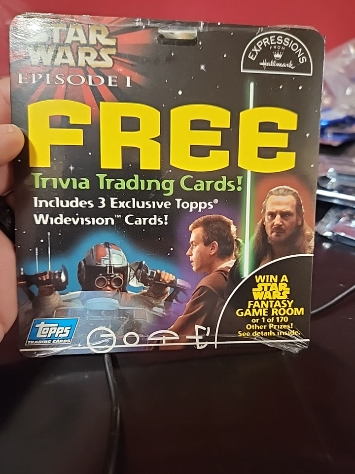 Star Wars Episode I Hallmark Trivia Trading Cards Topps 1999 Widevision