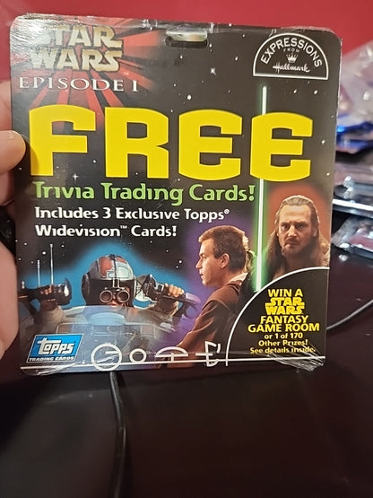Star Wars Episode I Hallmark Trivia Trading Cards Topps 1999 Widevision