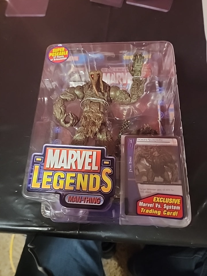 Marvel Legends MAN-THING VIII 8 Figura de acción Sellado Manthing #ML