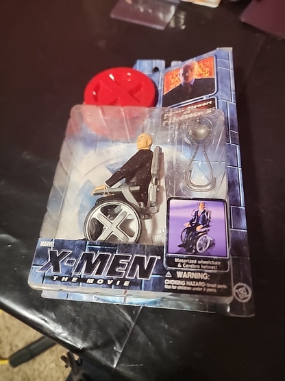 X-Men The Movie Professor Xavier Patrick Stewart Action Figure 2000 Vintage black suite