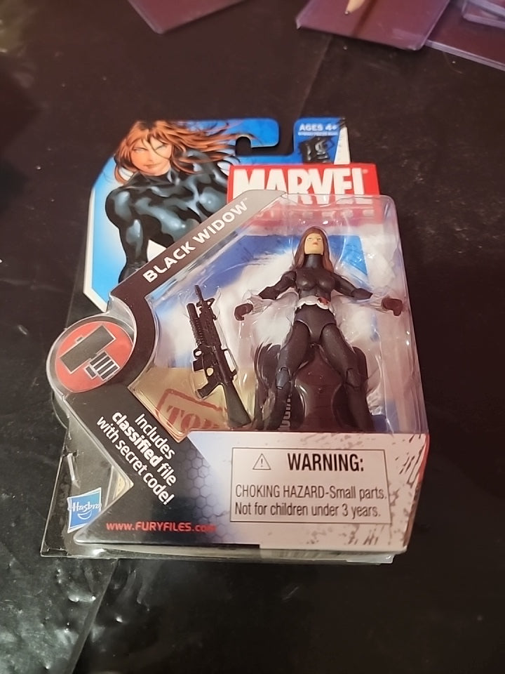 MARVEL UNIVERSE BLACK WIDOW #011 - 3.75" FIGURE - SEALED - HASBRO [2009] S2