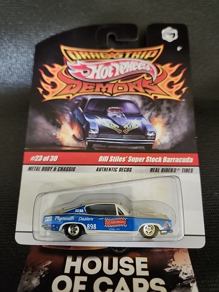 Vintage Hot Wheels Drag Strip Demonios Bill Stiles Super Stock Barracuda 23/40