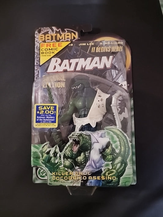 Mattel KILLER CROC 6" BATMAN misb 2003 DC Universe Gotham Arkham Justice League