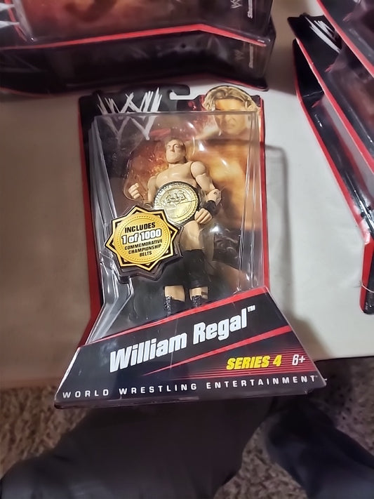 wrestling figure WWE Mattel, William Regal. 1 Of 1000, Commemorative Belt, Rare