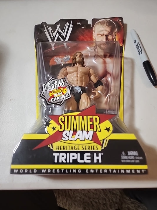 WWE Triple H Heritage Series Summerslam Exclusive With Chair 1 of 1000