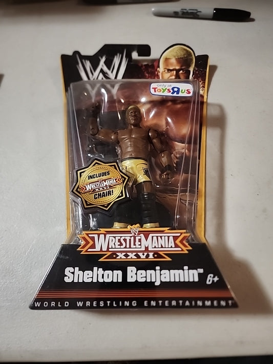 WWE WrestleMania XXVI Shelton Benjman Toys R Us Exclusive Figure New NIP 2010