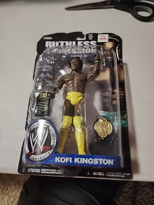 WWE Ruthless Aggression Series 36 Kofi Kingston Action Figure JAKKS Pacific