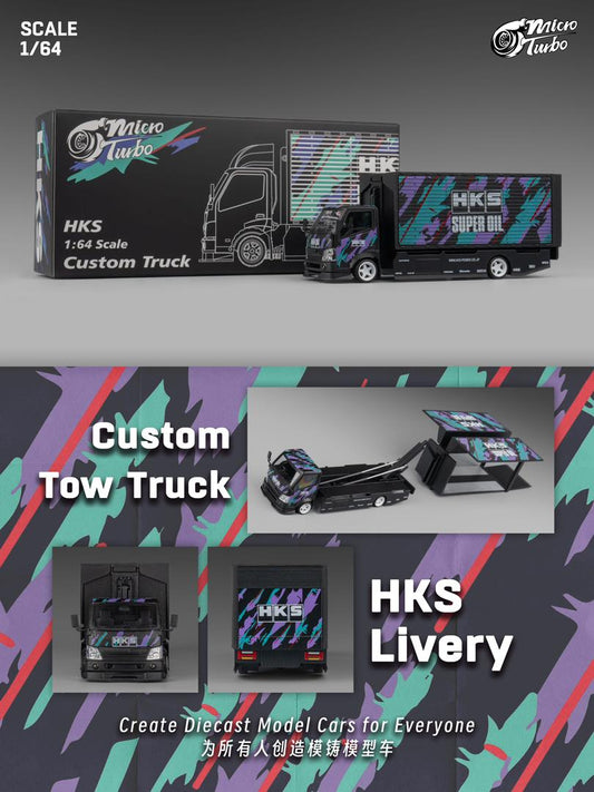 (preorder) Micro Turbo 1/64 Pre-orders: Custom Tow Truck HKS livery.
