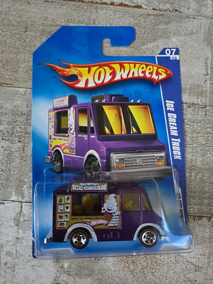 Hot Wheels Ice Cream Truck Cups Cones Shakes Shaved Ice Mr. Mike McCone’s Purple Mainline