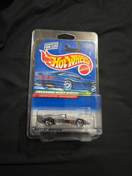 1998 Mattel Hot Wheels #756 Treasure Hunt #8 Road Rocket NIP