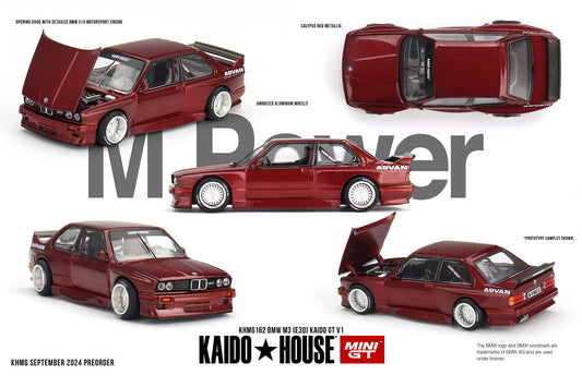 (Pre Order) BMW M3 (E30) Kaido House GT  V RED