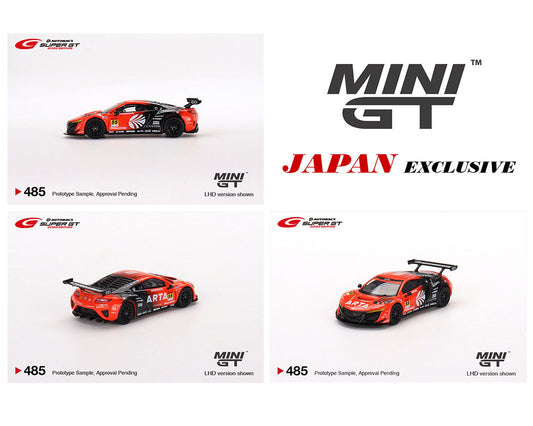 Mini GT 1:64 Exclusivo de Japón Super GT Honda NSX GT3 EVO22 #55 ARTA 2022
